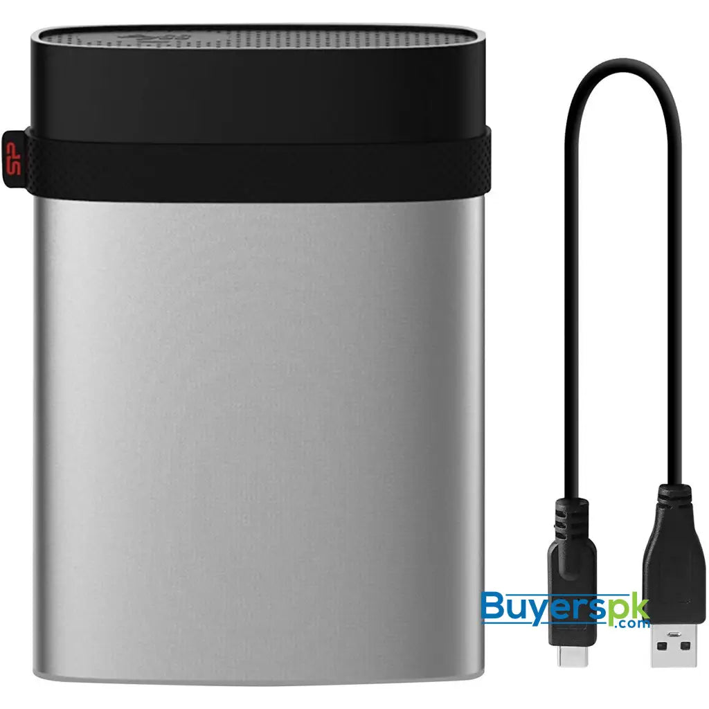 Silicon Power 1TB PS4 Xbox Compatible Type C USB 3.0 Rugged Armor A85 Military Grade Shockproof / Waterproof External Portable Hard Drive -