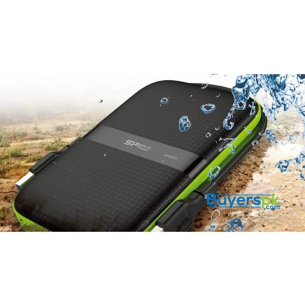 Silicon Power 4TB USB-C USB 3.0 Rugged Portable External Hard Drive Armor A60 - Hard Drive
