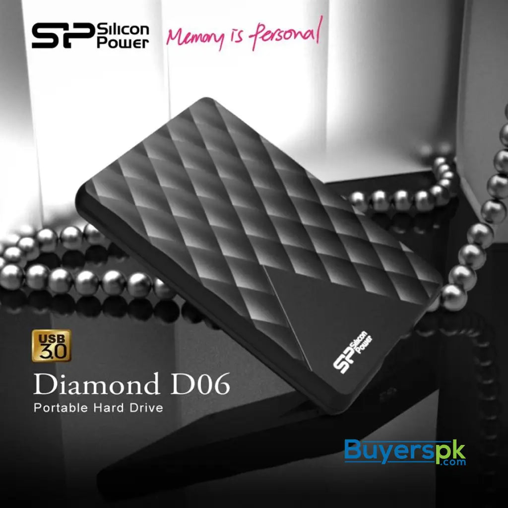 Silicon Power Diamond D06 2tb Portable Hard Drive & Blaze B20 32gb Usb Drive