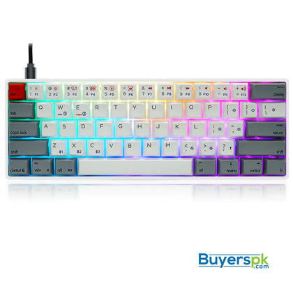 Sk61s Retro (pbt Keycaps) Switches: Yellow - gaming keyboard Price in Pakistan