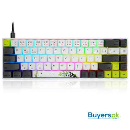 Sk68s Panda (gk1 Keycaps) Switches: Red - gaming keyboard Price in Pakistan