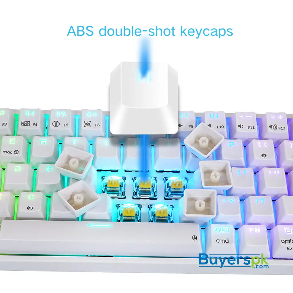Sk68s White (abs Keycaps) Switches: Yellow - gaming keyboard Price in Pakistan