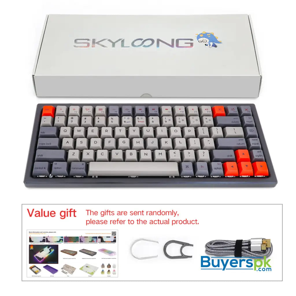 Sk84s Deep Gray (pbt Keycaps) Switches: Red - gaming keyboard Price in Pakistan
