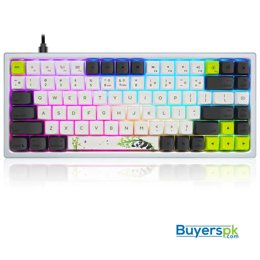 Sk84s Panda (gk1 Keycaps) Switches: Yellow