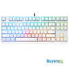 Sk87s White (abs Keycaps) Switches: Brown