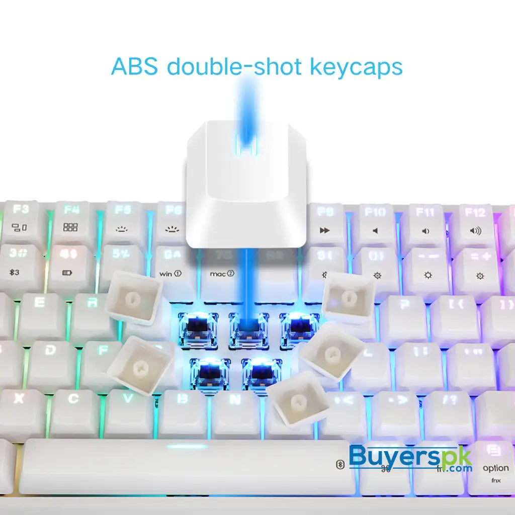 Sk96s White (abs Keycaps) Switches: Red - gaming keyboard Price in Pakistan