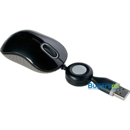 Targus Compact Mouse with Blue Trace Technology for Tracking and Retractable 2.5-foot Usb Cord - Price in Pakistan