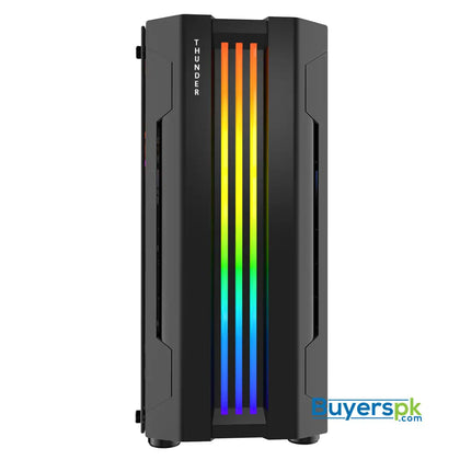 Thunder Archer Tgc-144 Gaming Case with Rgb Strip - Casing Price in Pakistan