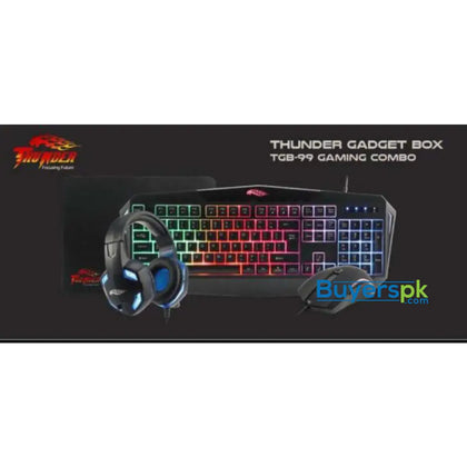 Thunder Gadget Box Tgb 99 4 in 1 Combo - Keyboard Price Pakistan