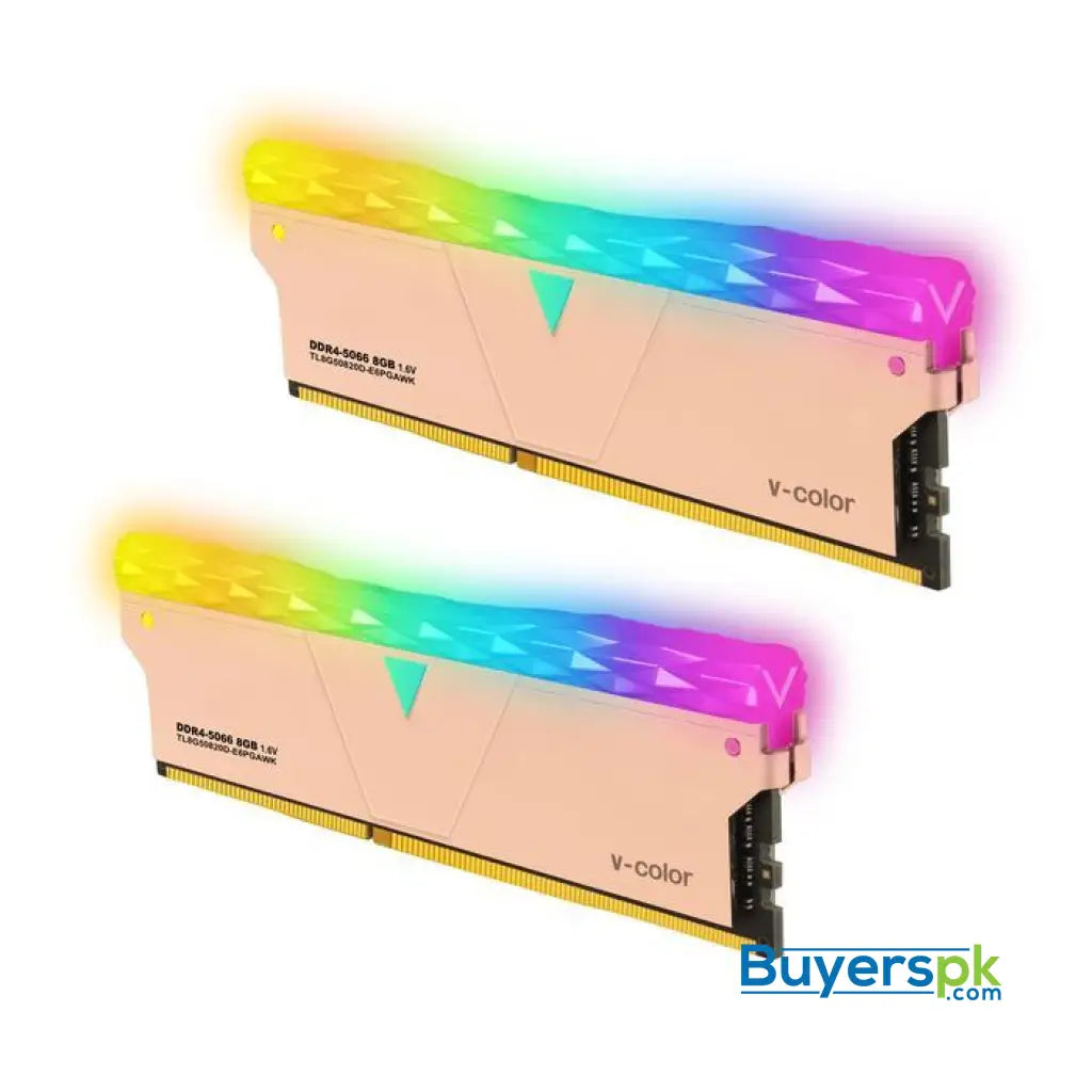 V-color Golden Armis Prism Pro Rgb 16gb (8gbx2) Ddr4 5066mhz Overclocking Memory - RAM Price in Pakistan
