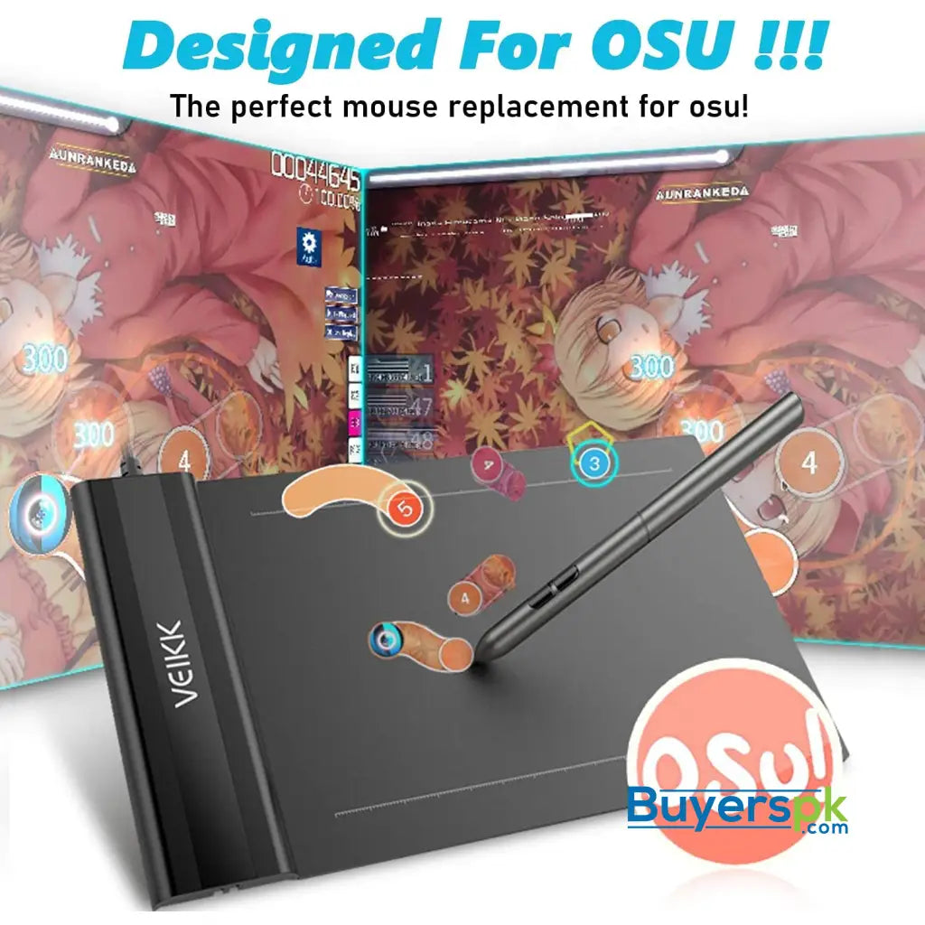 Veikk S640 Digital Graphics Drawing Tablet - Graphic Price in Pakistan