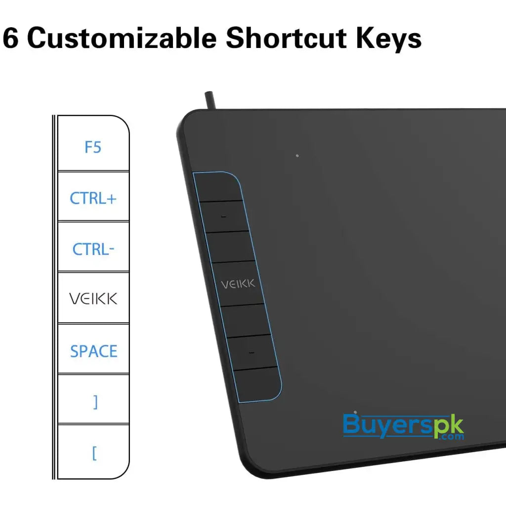 Veikk Vk640 Digital Drawing Graphic Tablet - Price in Pakistan