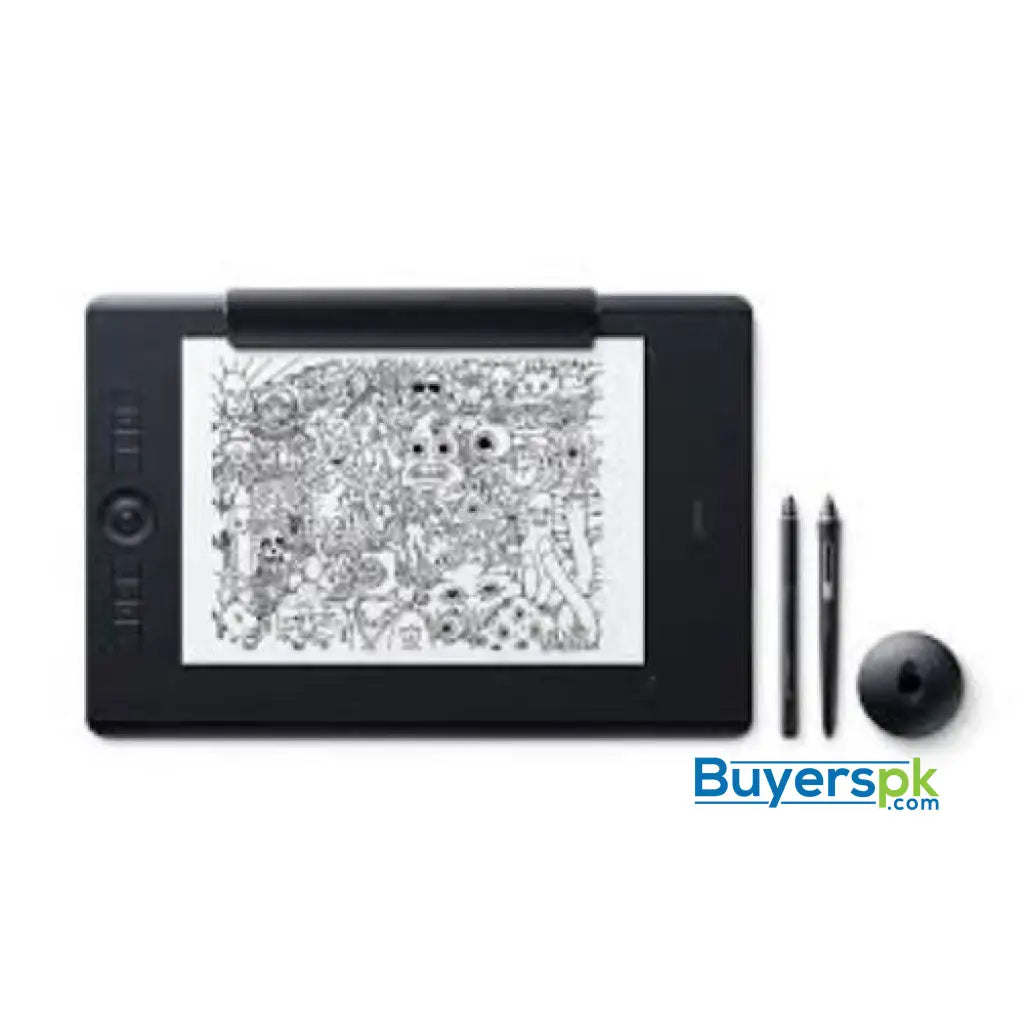 Wacom Intuos Pro Digital Graphic Drawing Tablet for Mac or PC Medium PTH860 New Model 9-inch x 6-inch - Graphic Tablet