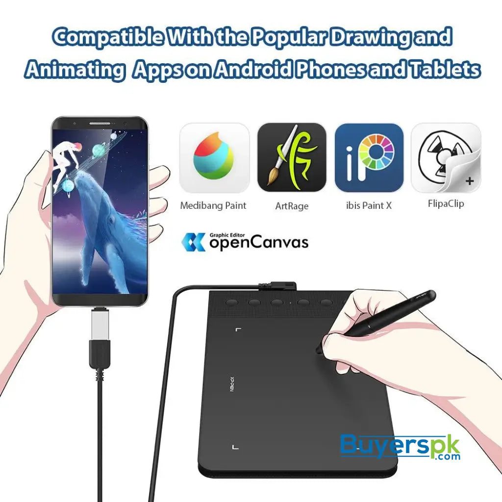 XP-PEN G640S Android Drawing Tablet Graphic Pen Tablet for OSU! 8192 Levels Pressure Digital Tablet - Graphic Tablet