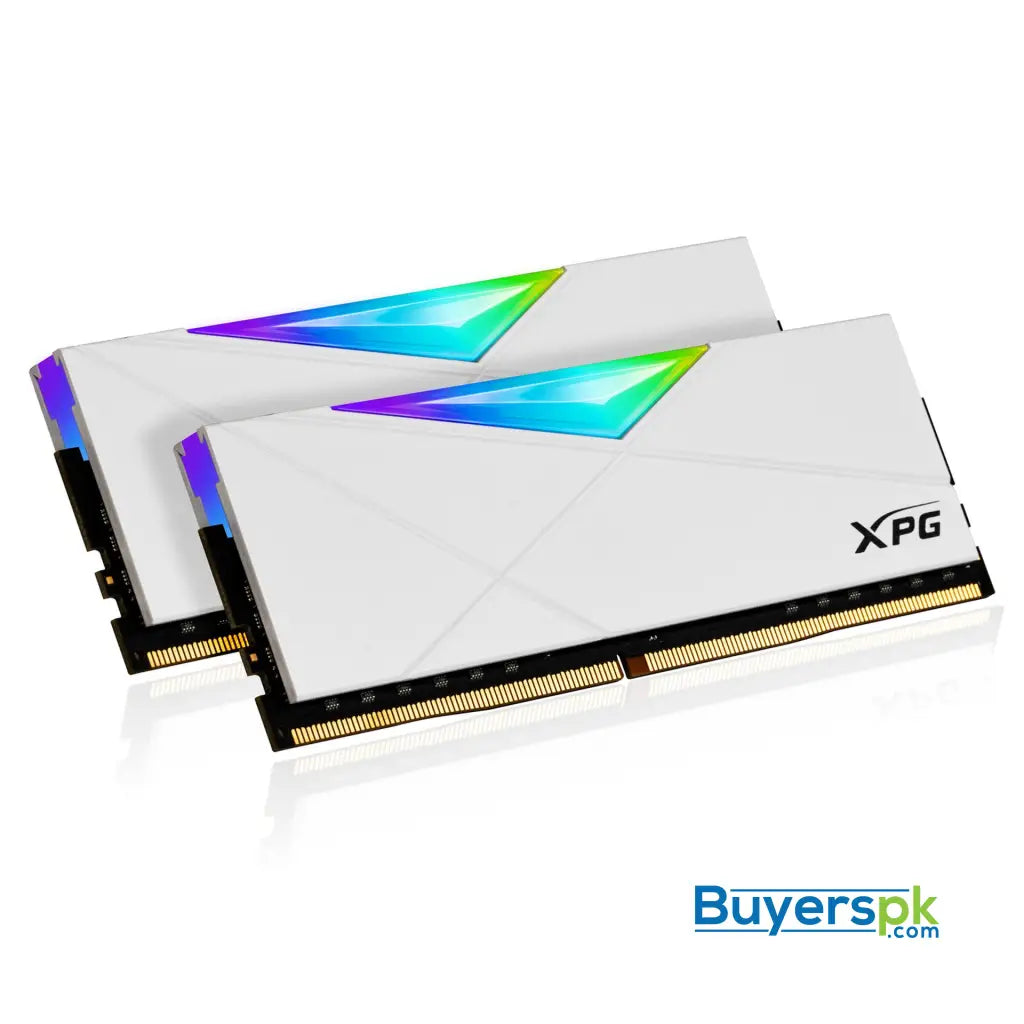 Xpg Spectrix D50 Rgb Desktop Memory: 16gb (2x8gb) Ddr4 3200mhz Cl16 White