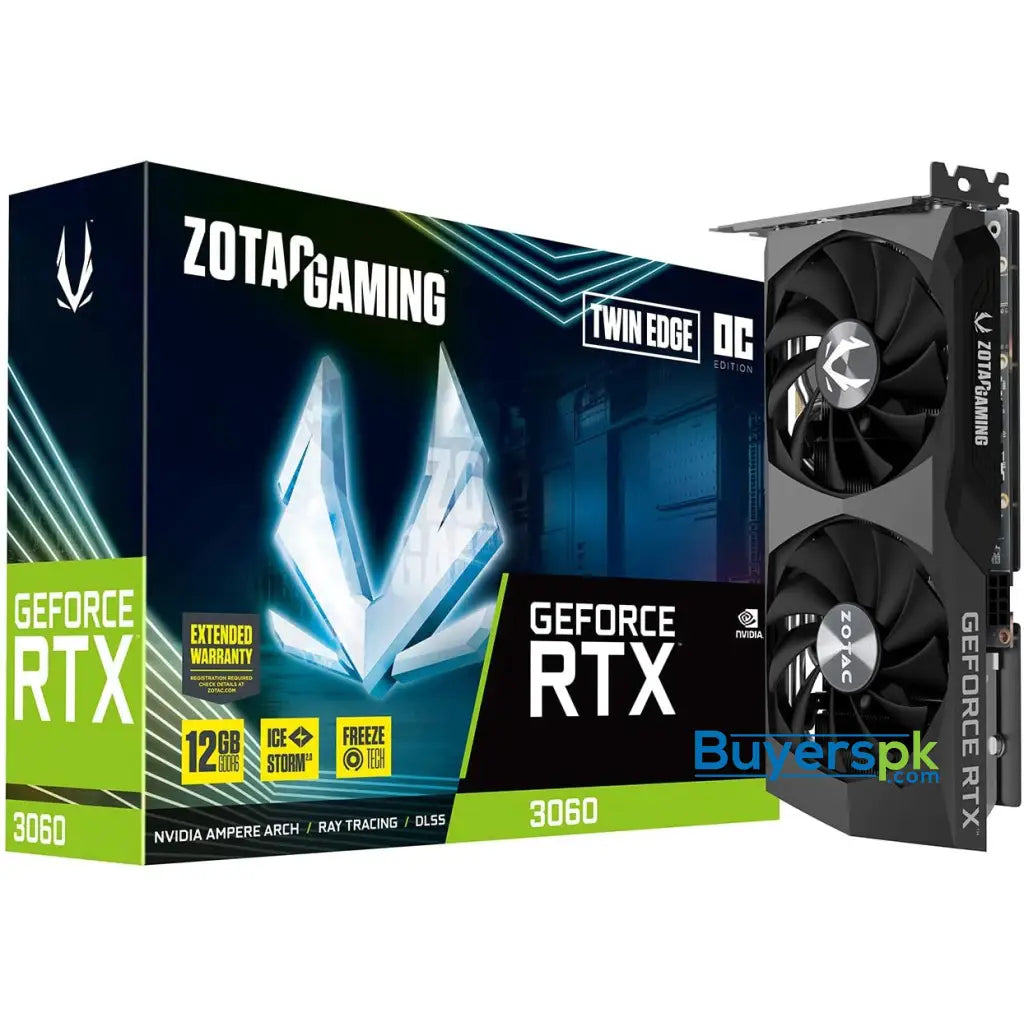 Zotac Gaming Geforce Rtx 3060 Twin Edge Oc Graphics Card Zt-a30600h-10m Pre Book - Delivery - Graphic Price in Pakistan